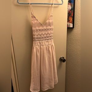 Beautiful beige peach dress. This has never been worn, it’s too small for me now